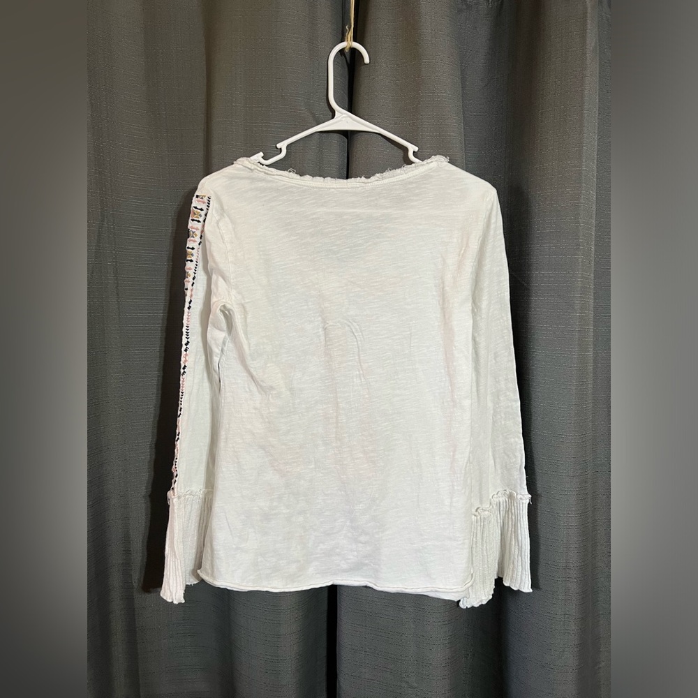 NWOT | S | Sundance Rustic Country Boho Embroidered Blouse with Beading Details - Picture 5 of 6